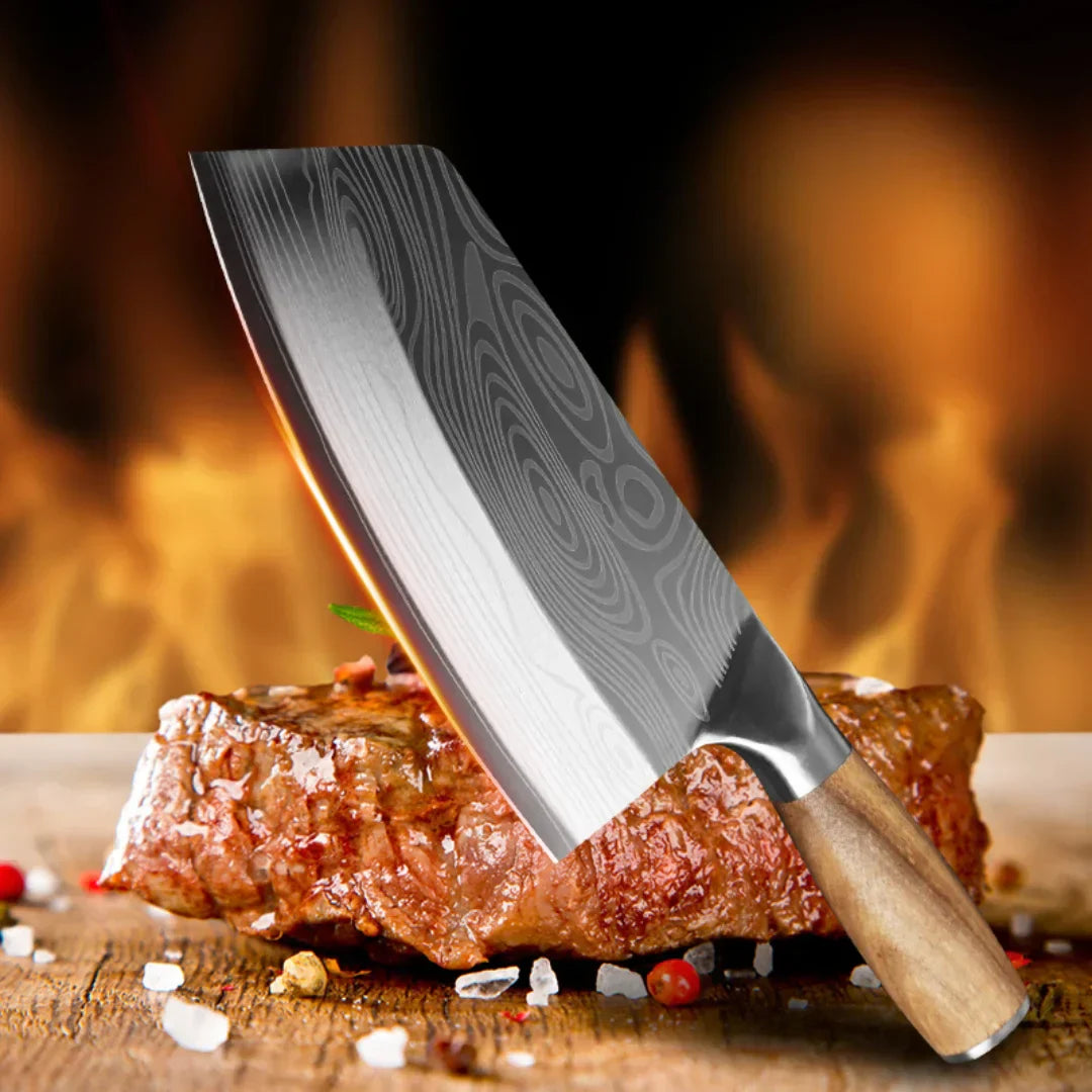 Professional Hand-Forged Cleaver • Eclipse by ATENAS