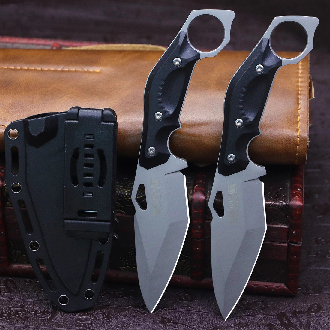 Professional Pocket Knife • Fury BY ATENAS • Free Sheath