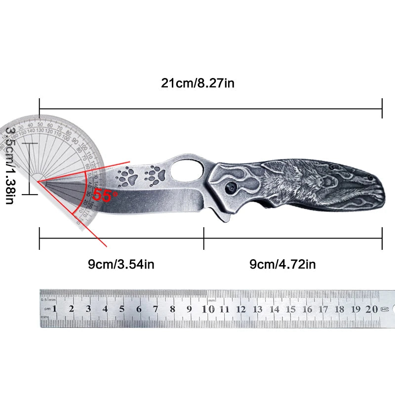 Premium Pocket Knife  • Wolf BY ATENAS