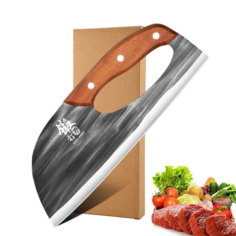 100% Hand-Forged Japanese Cleaver  • Yang Pro by Atenas Blades™